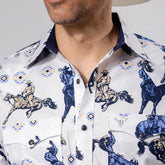 Camisa Cactus Est Horses Blanca 127
